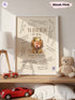 Christian Baby Poster Bundle – Lion Theme – Scripture, Affirmations & Wishes for Baby – Custom Keepsake